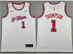 Houston Rockets #1 Amen Thompson 2025-26 White City Edition Swingman Jersey