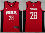 Houston Rockets #28 Alperen Sengun Red Swingman Jersey