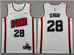 Houston Rockets #28 Alperen Sengun 2024-25 White City Edition Swingman Jersey