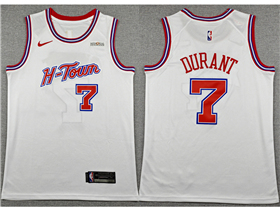 Houston Rockets #7 Kevin Durant 2025-26 White City Edition Swingman Jersey