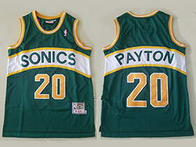 Seattle SuperSonics #20 Gary Payton 1994-95 Green Hardwood Classics Jersey