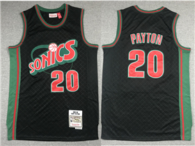 Seattle SuperSonics #20 Gary Payton 1995-96 Neapolitan Hardwood Classics Jersey