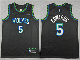 Minnesota Timberwolves #5 Anthony Edwards 2026-27 Black Statement Swingman Jersey