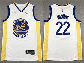 Golden State Warriors #22 Andrew Wiggins White Swingman Jersey