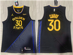 Golden State Warriors #30 Stephen Curry 2024-25 Black Statement Edition Swingman Jersey