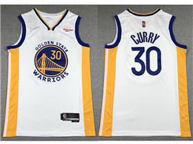 Golden State Warriors #30 Stephen Curry White Swingman Jersey