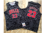 Chicago Bulls #23 Michael Jordan 1996-97 Black Fashion Hardwood Classics Jersey