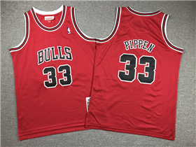 Chicago Bulls #33 Scottie Pippen Youth 1997-98 Red Hardwood Classics Jersey