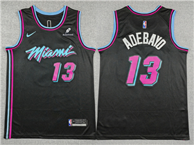 Miami Heat #13 Bam Adebayo 2025-26 Black City Edition Swingman Jersey