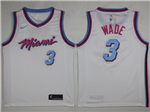 Miami Heat #3 Dwyane Wade White City Edition Swingman Jersey