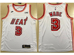 Miami Heat #3 Dwyane Wade 2022-23 White Classic Edition Swingman Jersey