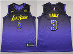 Los Angeles Lakers #3 Anthony Davis 2024-25 Purple City Edition Swingman Jersey