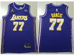 Los Angeles Lakers #77 Luka Dončić 2025-26 Purple Statement Swingman Jersey