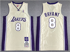 Los Angeles Lakers #8 Kobe Bryant Gold Hall of Fame Class of 2020 Hardwood Classics Jersey