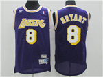Los Angeles Lakers #8 Kobe Bryant 1996-97 Purple Hardwood Classics Jersey