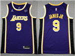 Los Angeles Lakers #9 Bronny James Purple Statement Swingman Jersey