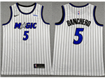 Orlando Magic #5 Paolo Banchero White Swingman Jersey