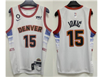 Denver Nuggets #15 Nikola Jokić 2022-23 White City Edition Swingman Jersey