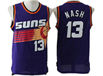 Phoenix Suns #13 Steve Nash Purple Hardwood Classics Jersey