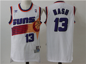 Phoenix Suns #13 Steve Nash White Hardwood Classics Jersey