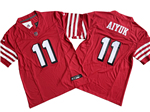 San Francisco 49ers #11 Brandon Aiyuk Alternate Red Vapor F.U.S.E. Limited Jersey