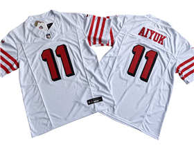 San Francisco 49ers #11 Brandon Aiyuk Alternate White Vapor F.U.S.E. Limited Jersey