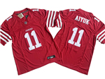 San Francisco 49ers #11 Brandon Aiyuk Red Vapor F.U.S.E. Limited Jersey