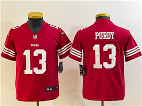 San Francisco 49ers #13 Brock Purdy Youth Red Vapor Limited Jersey