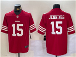 San Francisco 49ers #15 Jauan Jennings Red Vapor Limited Jersey