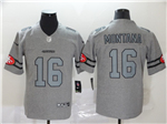 San Francisco 49ers #16 Joe Montana Gray Gridiron Gray Limited Jersey