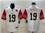 San Francisco 49ers #19 Deebo Samuel Retro White Gold Limited Jersey