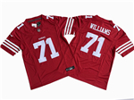 San Francisco 49ers #71 Trent Williams Red Vapor F.U.S.E. Limited Jersey