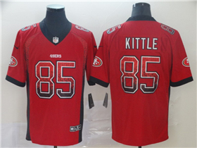 San Francisco 49ers #85 George Kittle Red Drift Fashion Limited Jersey