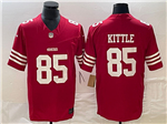 San Francisco 49ers #85 George Kittle Red Vapor F.U.S.E. Limited Jersey