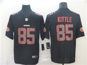 San Francisco 49ers #85 George Kittle Black Vapor Impact Limited Jersey