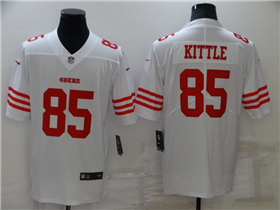 San Francisco 49ers #85 George Kittle White Vapor Limited Jersey