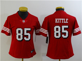 San Francisco 49ers #85 George Kittle Women's Red Alternate Vapor Limited Jersey