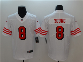 San Francisco 49ers #8 Steve Young White Color Rush Limited Jersey