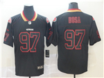 San Francisco 49ers #97 Nick Bosa Black Shadow Limited Jersey