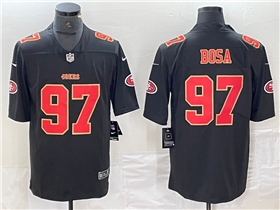 San Francisco 49ers #97 Nick Bosa Carbon Black Fashion Limited Jersey