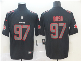 San Francisco 49ers #97 Nick Bosa Black Vapor Impact Limited Jersey