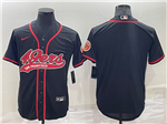 San Francisco 49ers Black Baseball Cool Base Team Jersey