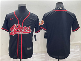 San Francisco 49ers Black Baseball Cool Base Team Jersey