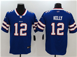 Buffalo Bills #12 Jim Kelly Blue Vapor Limited Jersey