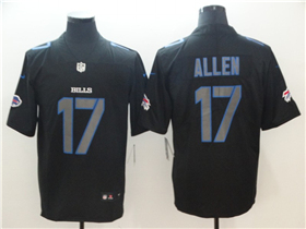 Buffalo Bills #17 Josh Allen Black Vapor Impact Limited Jersey