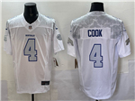 Buffalo Bills #4 James Cook White Rivalries Vapor F.U.S.E. Limited Jersey