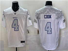 Buffalo Bills #4 James Cook White Rivalries Vapor F.U.S.E. Limited Jersey