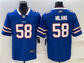 Buffalo Bills #58 Matt Milano Blue Vapor Limited Jersey