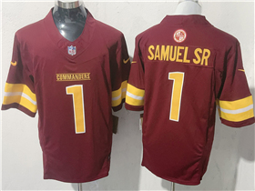 Washington Commanders #1 Deebo Samuel Sr. Burgundy Vapor F.U.S.E. Limited Jersey