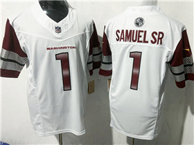 Washington Commanders #1 Deebo Samuel Sr. White Vapor F.U.S.E. Limited Jersey